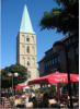 Pauluskirche, ein Wahrzeichen von Hamm, aus dem 13.-14.Jh.. Sie ist 79 m hoch. Die ursprngliche Barockhaube wurde nach seiner Zerstrung (1944) durch einen achteckigen Turm ersetzt.