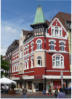 The Einhorn-pharmacy (built 1888) in the pedestrian zone (West Street).