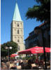 St. Pauls Church, a old landmark of Hamm, 13th - 14th century. It s 79 m high. The original Baroque dome was replaced after its destruction (1944) by an octagonal tower.